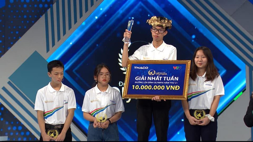 Nguyễn Anh Khôi giành chiến thắng tại cuộc thi tuần 3 tháng 1 quý 1. Ảnh: FBCT