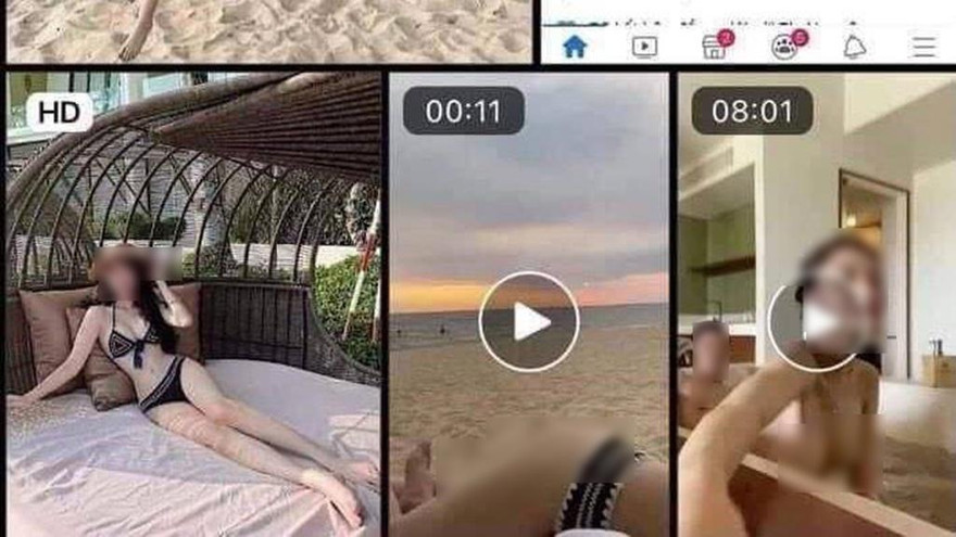 Hình ảnh riêng tư của diễn viên A.T bị lộ cuối tháng 5 vừa qua.