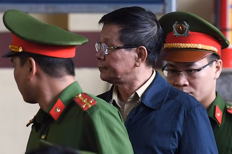 Bị cáo Phan Văn Vĩnh tại tòa.