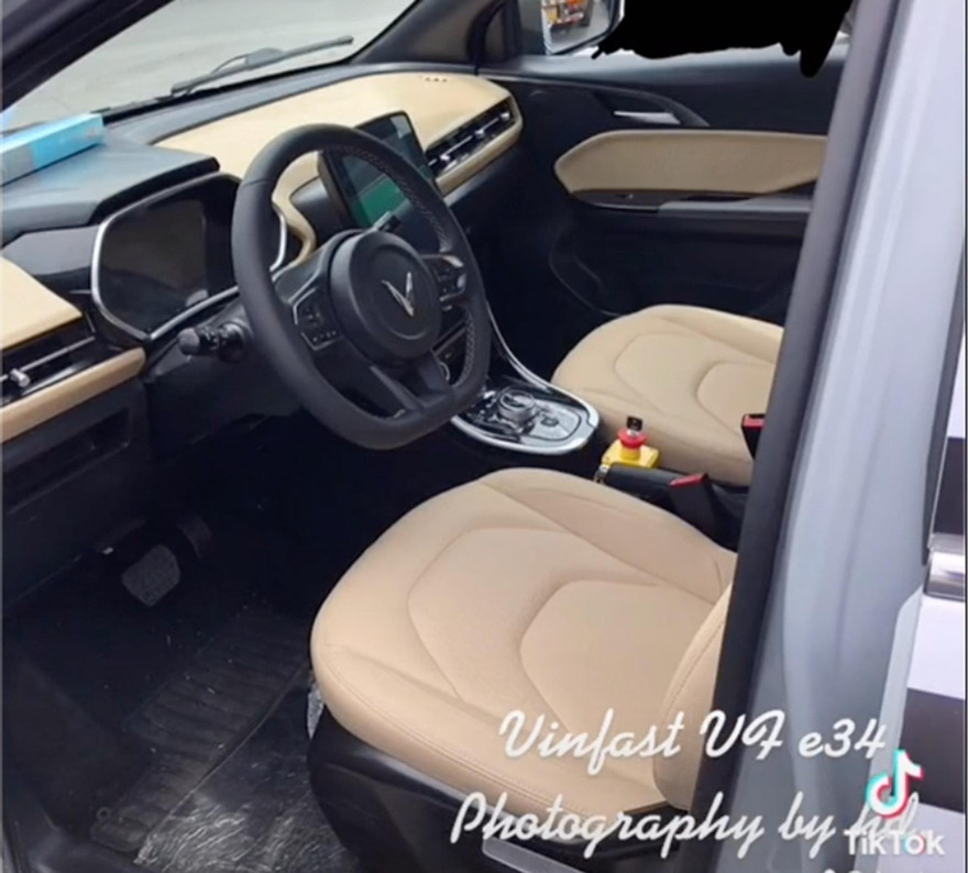 Lộ ảnh nội thất ô tô điện Vinfast VF e34
