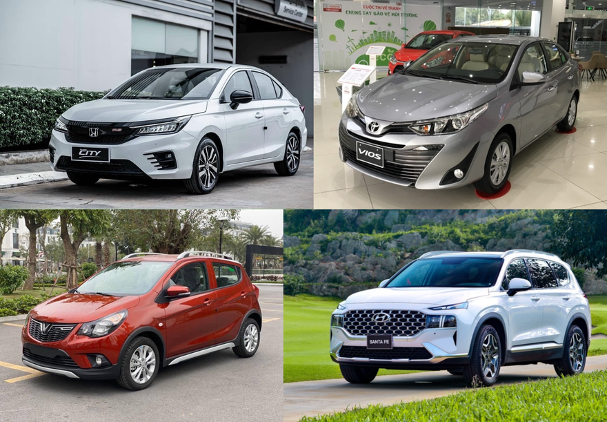 10 mẫu xe bán chạy nhất tháng 6 tại Việt Nam