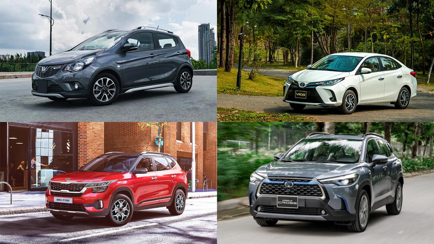 10 mẫu xe bán chạy nhất Việt Nam tháng 8/2021