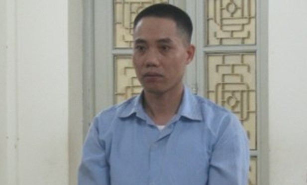 Phạm Đình Kiên tại phiên toà.