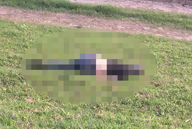 Thi thể nạn nhân tử vong trong vụ án.