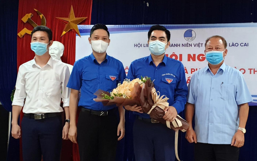 Anh Nguyễn Hải Đăng làm Chủ tịch Hội LHTN Việt Nam tỉnh Lào Cai.