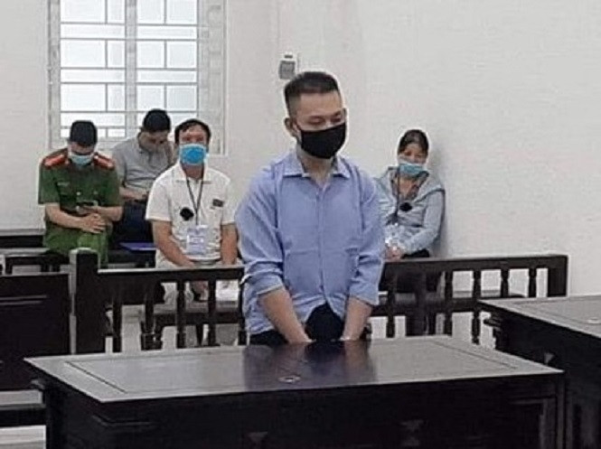 Trương Hải Hà tại tòa án Hà Nội.