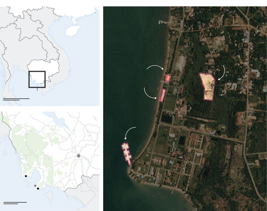 Khu vực có quân cảng Ream ở Shihanoukvill