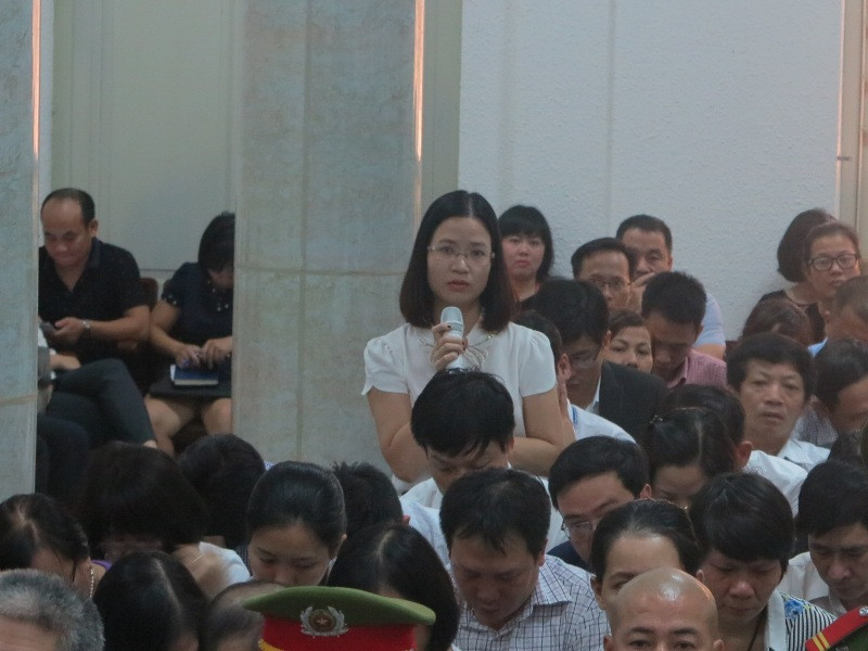 Bị cáo Nguyễn Thị Nga - nguyên Kế toán trưởng OceanBank.