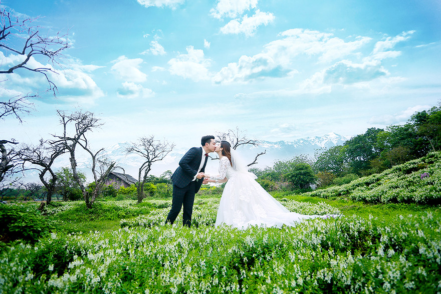 Ngắm bộ ảnh cưới của người đẹp thân thiện iMiss Thăng Long 2016 