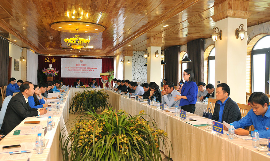 Hội nghị Ban thường vụ T.Ư Đoàn lần thứ 18 khoá X sáng 13/4