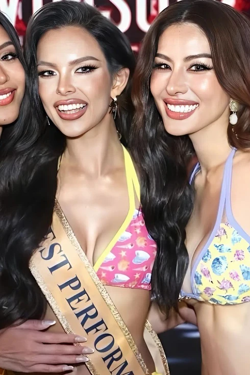 Thí sinh Hoa hậu Hòa bình Thái Lan thi áo tắm