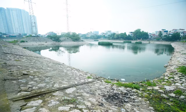 Hồ Hạ Đình ở Hà Nội bị 'bức tử' 