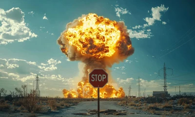 Vụ nổ hạt nhân. Minh họa: News.ru.