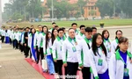 Đoàn đại biểu Đại hội Đoàn Thanh niên Chính phủ lần thứ I vào Lăng viếng Chủ tịch Hồ Chí Minh