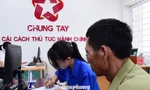 Dấu son điểm chỉ ở trung tâm phục vụ hành chính công xã biên giới