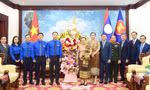 Bí thư Trung ương Đoàn thăm, chúc Tết cổ truyền Đại sứ quán Lào và Campuchia