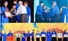 9 tập thể nhận Giải thưởng Hồ Hảo Hớn nhân kỷ niệm 95 năm ngày thành lập Đoàn