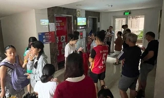 Cháy tầng 15 chung cư ở TPHCM