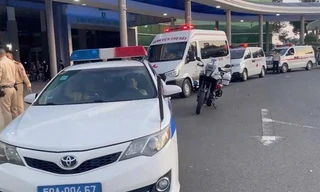 CSGT hộ tống 5 bộ phận tạng của nam thanh niên đi cứu người