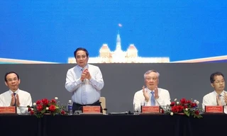 Thủ tướng Phạm Minh Chính dự hội nghị triển khai Nghị quyết về Trung tâm Tài chính quốc tế