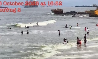 Nước biển Vũng Tàu có màu xanh lá cây: Cơ quan chức năng lên tiếng