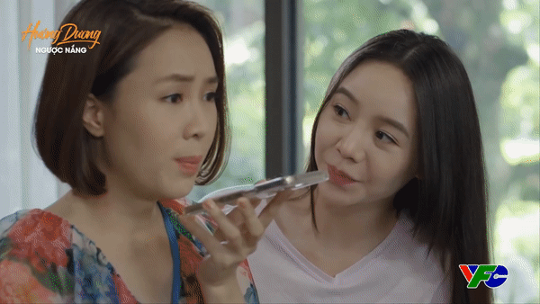 Bà Cúc bán tin bán nghi khi nghe Châu thông báo Bà Cúc bán tin bán nghi khi nghe Châu thông báo