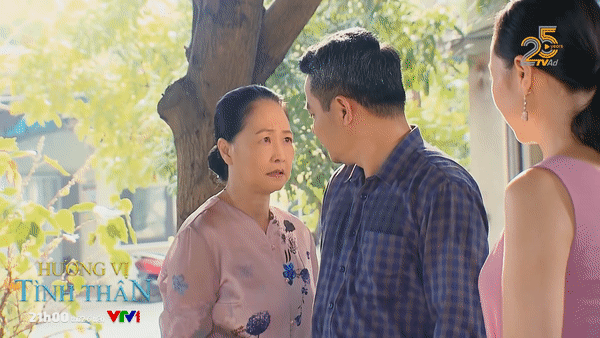 Bà Dần rất đáng yêu khi lo cho con trai