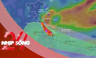 NHỊP SỐNG 24: Bão số 13 sẽ đổ bộ khu vực nào trên đất liền nước ta?