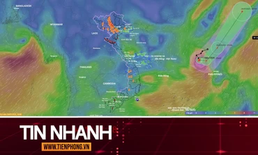 TIN NHANH: Bão số 4 Cỏ May khả năng đạt cấp bão mạnh, hướng đi dị thường