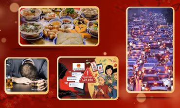 TIÊU ĐIỂM: Ăn Tết sao cho vui khỏe và an toàn trong 'ma trận' rủi ro?