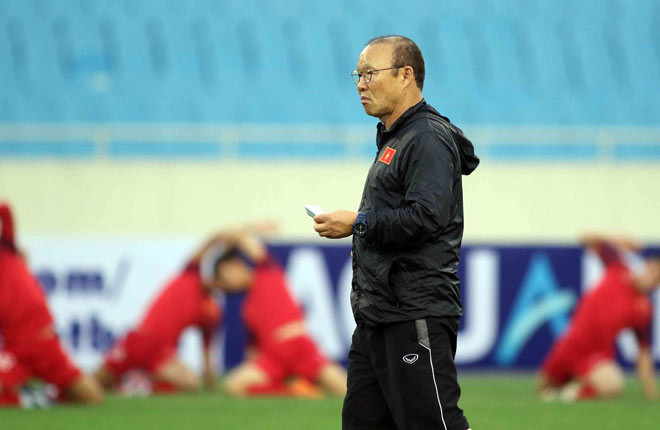 HLV Park Hang Seo đang ở thời điểm được VFF "chiều" hết cỡ vì mục tiêu đoạt HCV SEA Games 30.