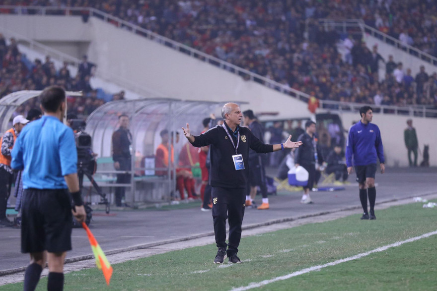 HLV Alexadre Gama của U23 Thái Lan. Ảnh: Như Ý