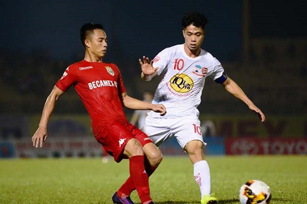 Công Phượng và các đồng đội ở HAGL sắp có chuyến làm khách trước Hải Phòng trên sân Lạch Tray.