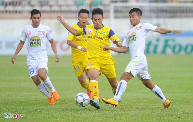 HA.GL đã giành 3 điểm trước SLNA như dự đoán