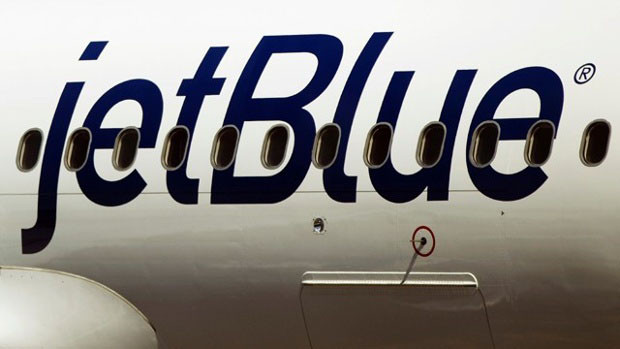 Chiếc máy bay của hãng JetBlue gặp nạn.