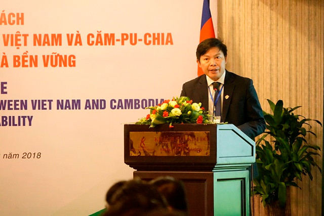 Ông Phạm Văn Điển, Phó Tổng cục trưởng Tổng cục Lâm nghiệp (Bộ NN&PTNT) tại buổi đối thoại.