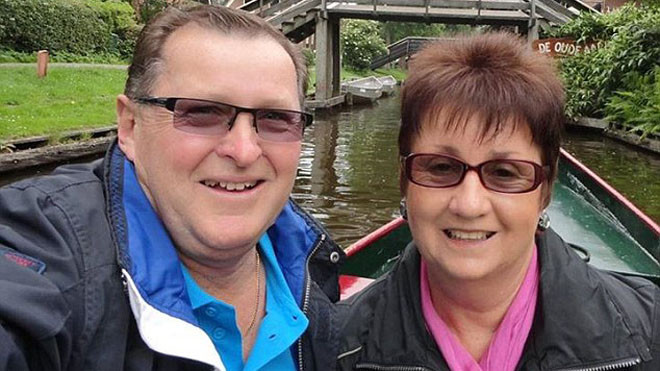 Ông Howard Horder và vợ (Ảnh: Dailymail)