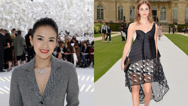 Chương Tử Di, Emma Watson nổi bật tại Paris