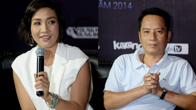 Vợ chồng Mỹ Linh làm 'bầu sô'