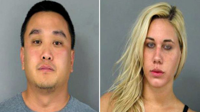 Michael Suh và Nicole Germack (Ảnh: Mirror)