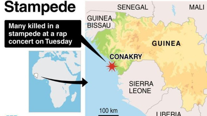 Giẫm đạp khi xem ca nhạc, 24 người chết