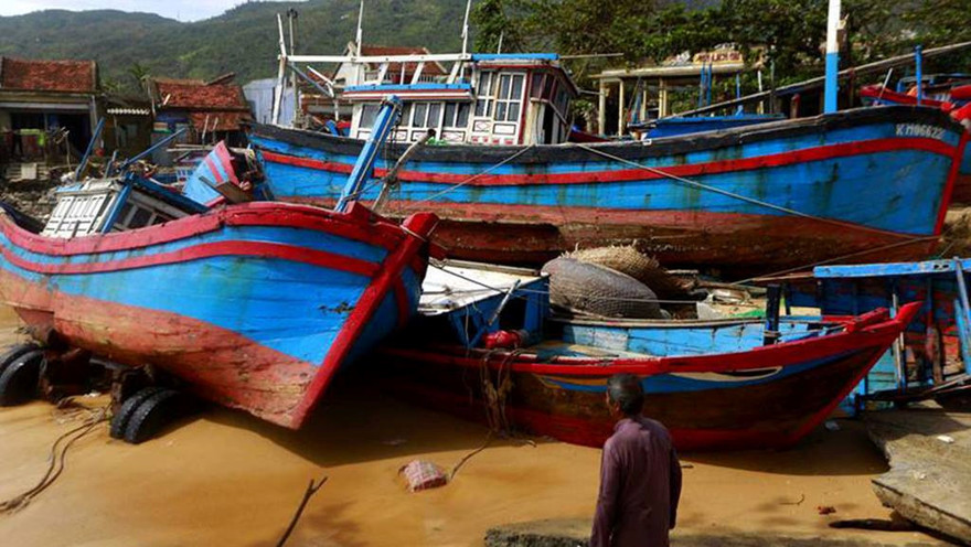 Khánh Hoà là mộ trong những địa phương thiệt hại nặng nhất do bão số 12