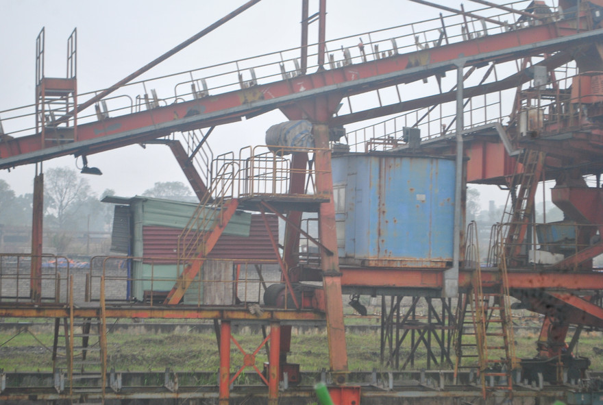 Dự án mở rộng Nhà máy Gang thép Thái Nguyên giai đoạn 2 đang "đắp chiếu" và chôn của TISCO gần 4.800 tỷ đồng từ nhiều năm nay. Ảnh: Nguyễn Bằng.