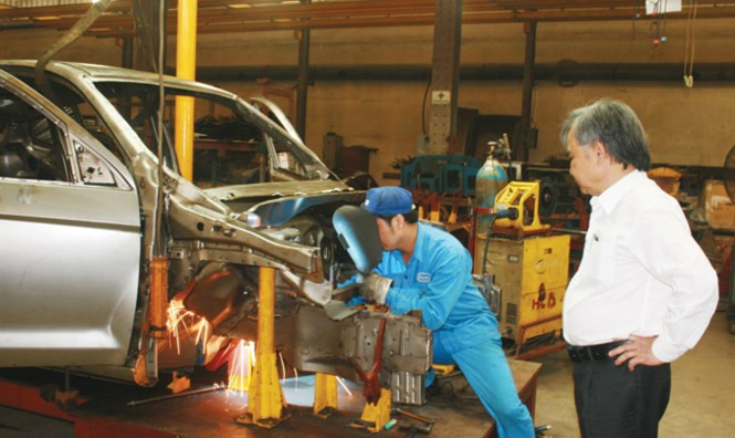 Ông Bùi Ngọc Huyên bên giấc mơ dang dở. 