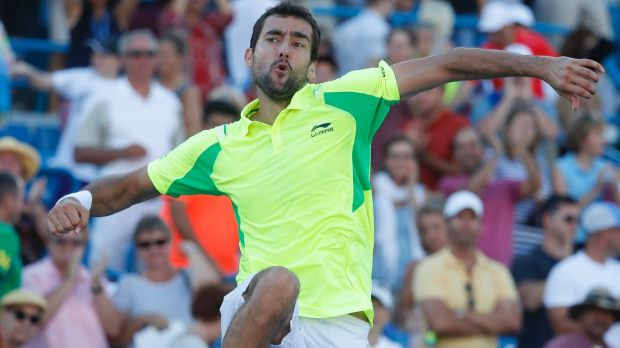 Marin Cilic ăn mừng chiến thắng