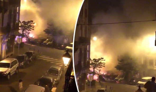 Theo Express, hiện trường xảy ra cháy nổ lớn này nằm cách trụ sở Nghị viện châu Âu khoảng 3km và văn phòng Ủy ban châu Âu gần 5 km. 