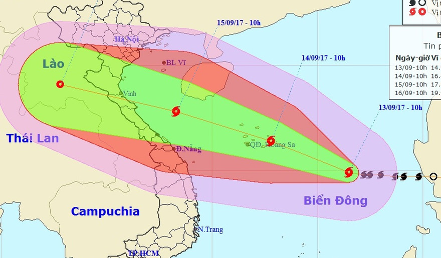 Bão số 10 được nhận định có mức độ rủi ro thiên tai lớn nhất từ trước đến nay 