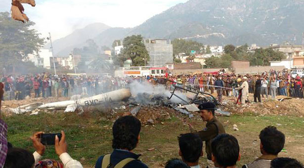 Hiện trường vụ tai nạn. Ảnh: The News