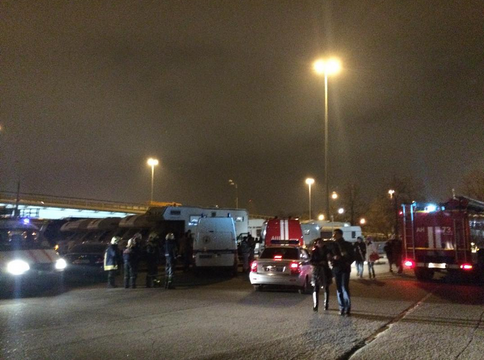 Cảnh sát tại hiện trường. Ảnh: Sputnik News