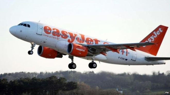 Một máy bay của EasyJet. 